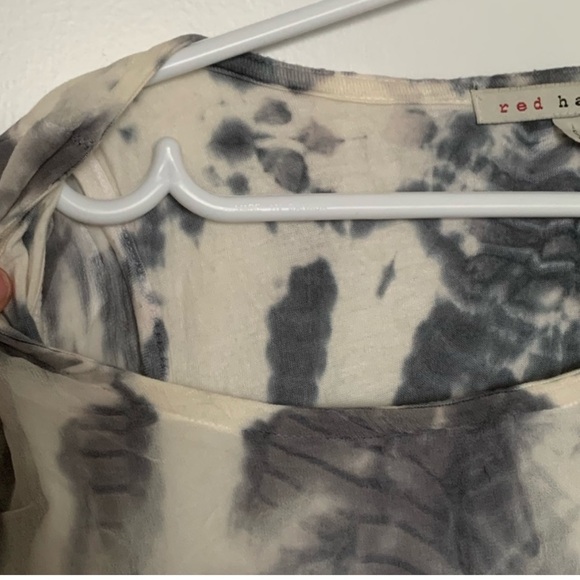 Anthropologie 100% Silk Tie Dye Airy Blouse - Picture 9 of 11